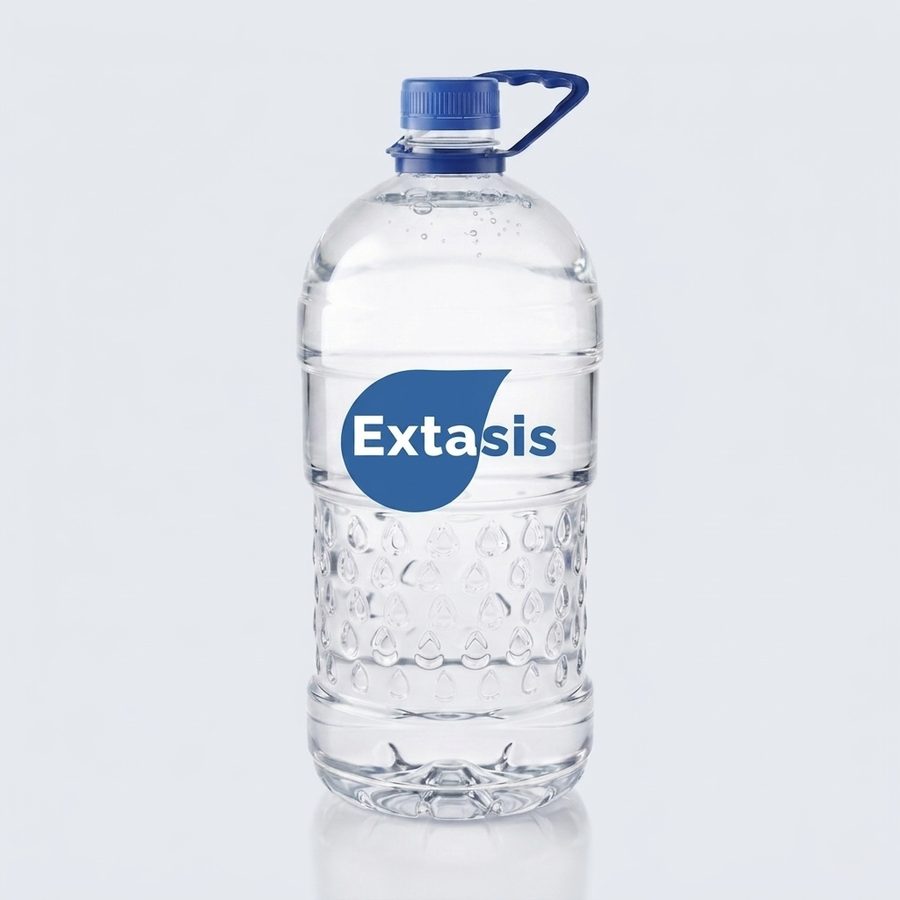 Botella agua mineral Éxtasis 5 litros con asa Maturín